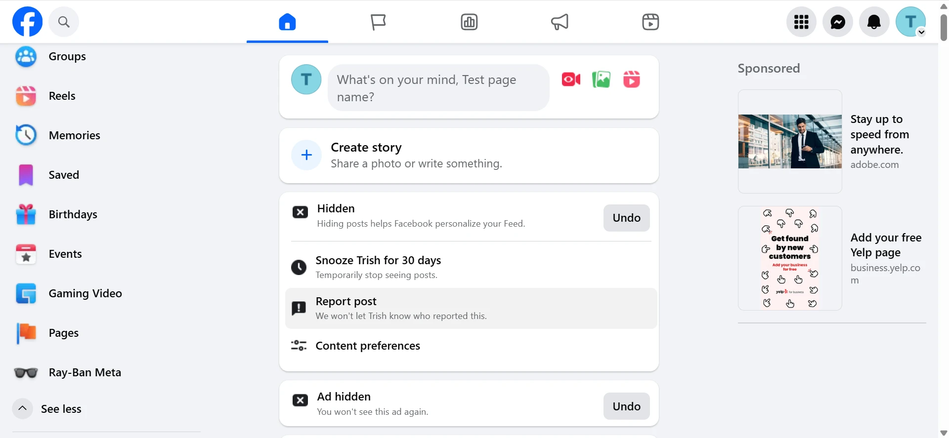 View pages