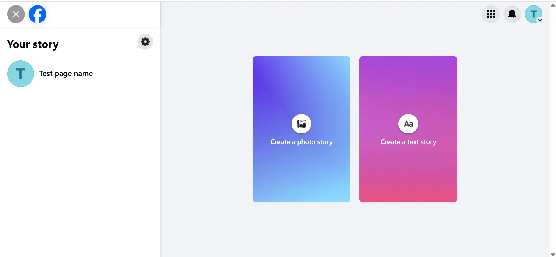 Create Story Screen