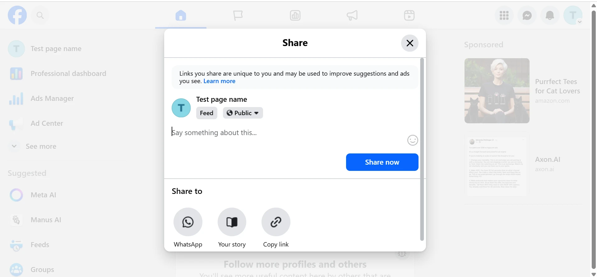 Share Modal
