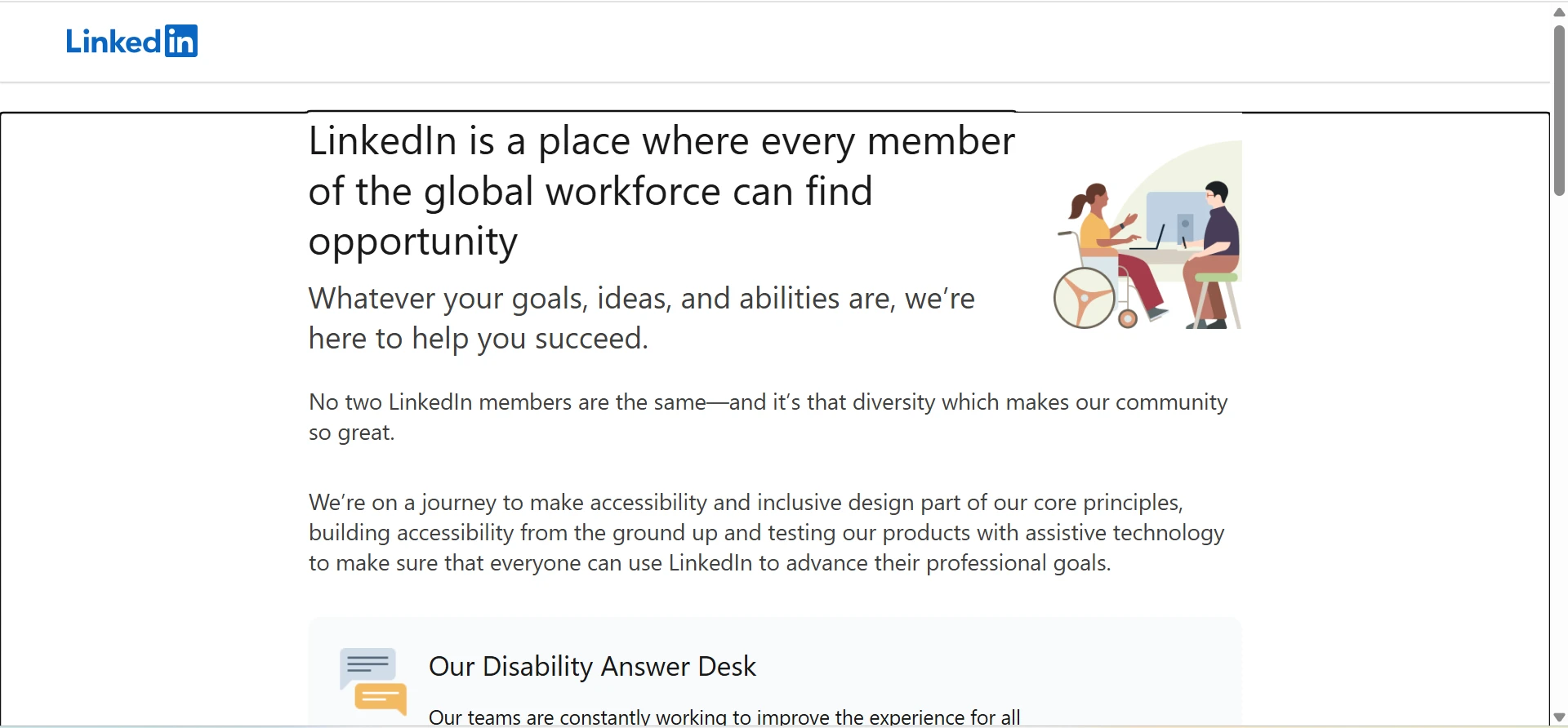 Accessibility Screen