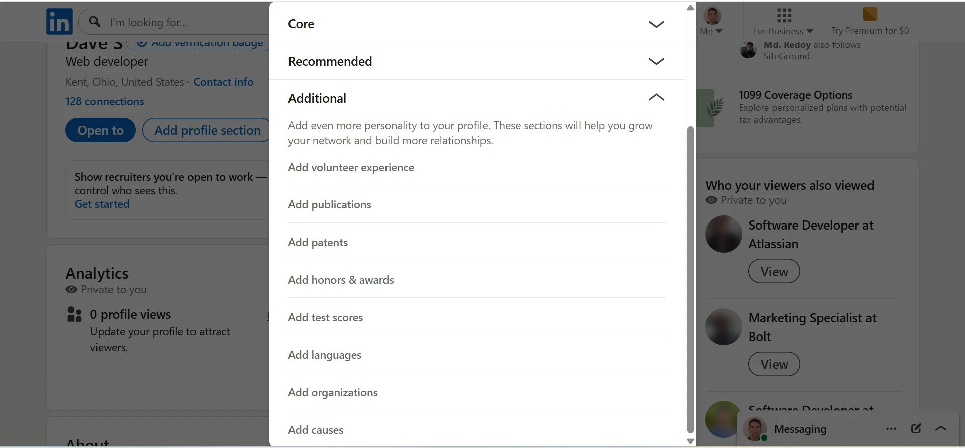Add Profile Modal (Scrolled 2)