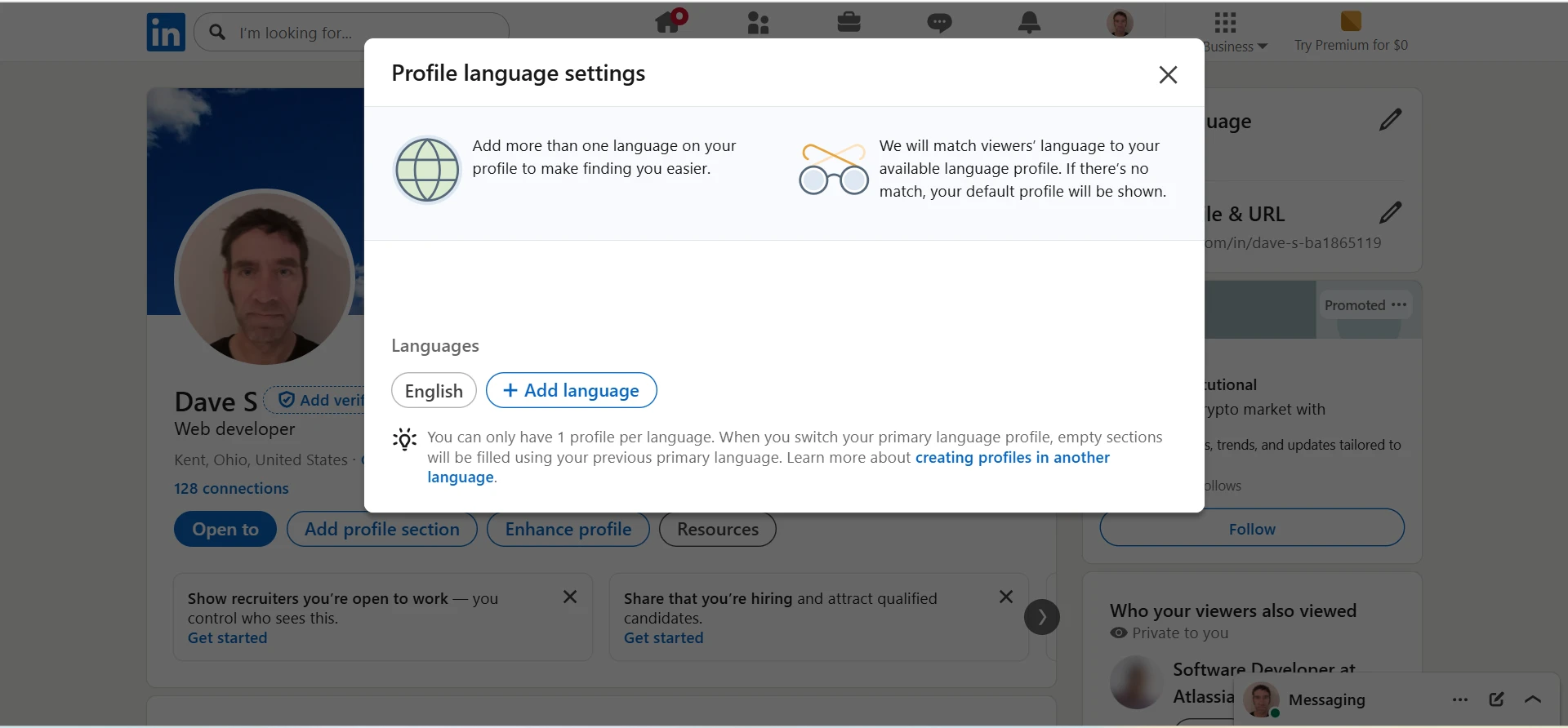 Language Modal