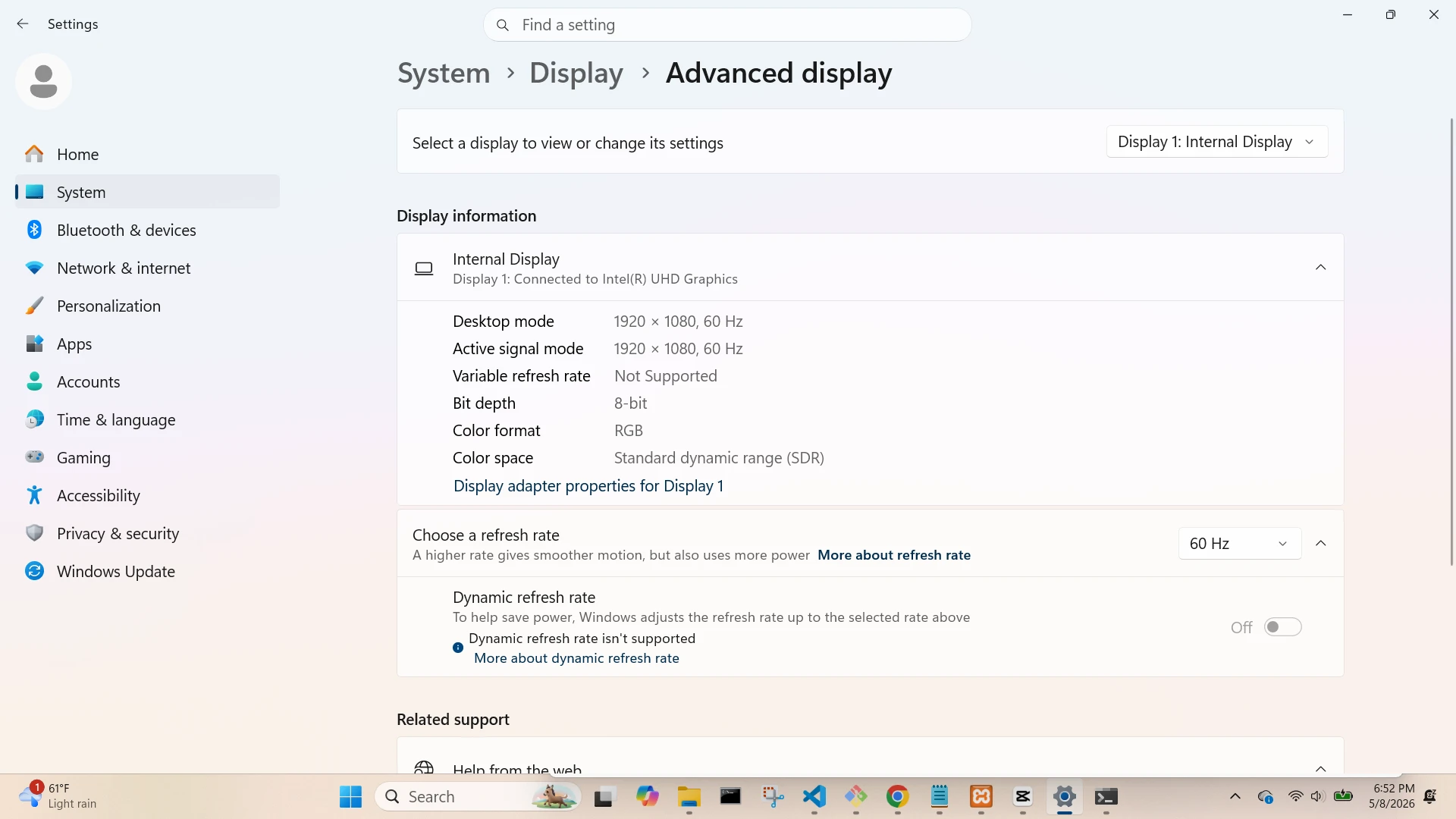 Advanced Display Screen