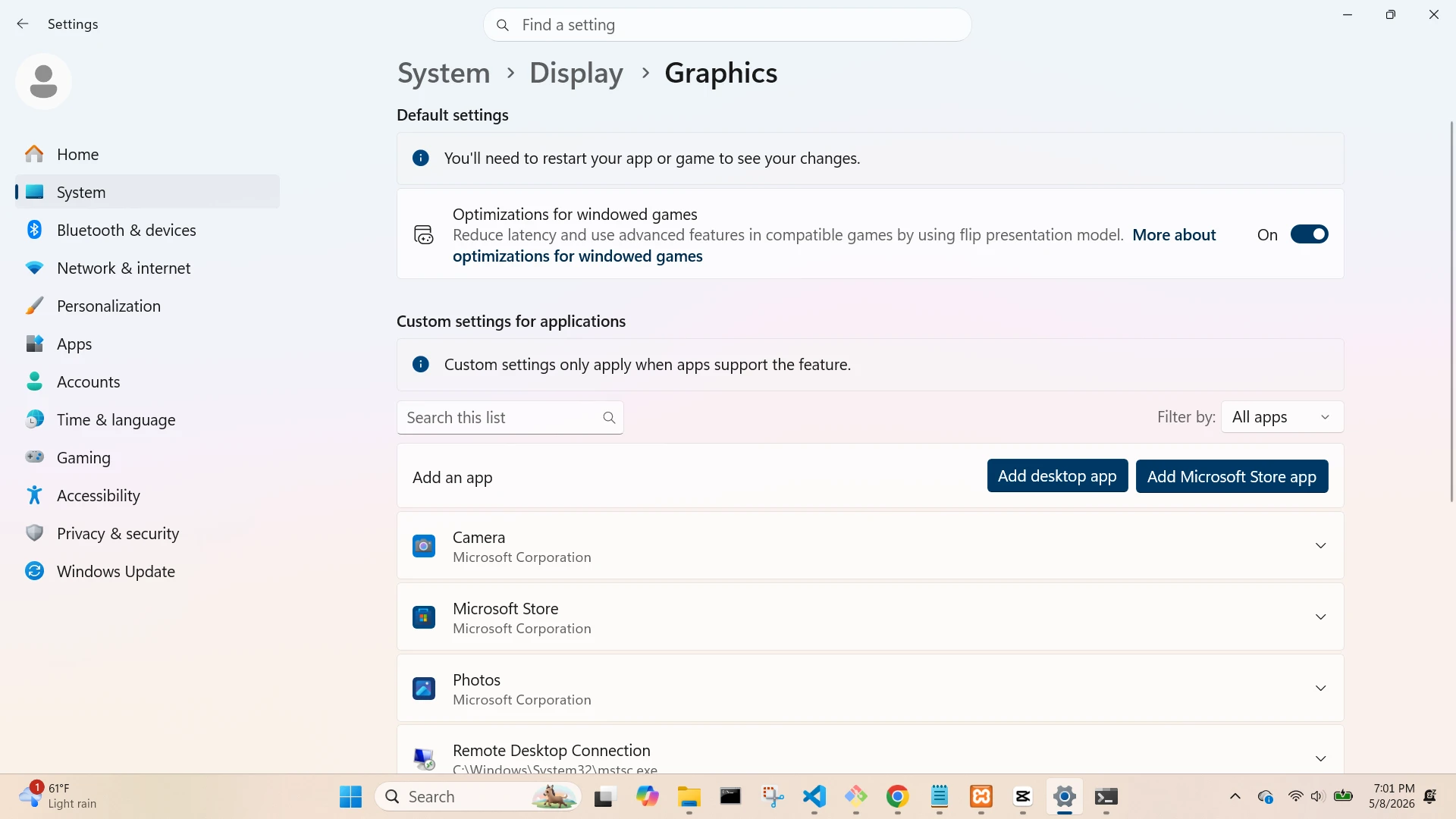 Graphics Display Screen